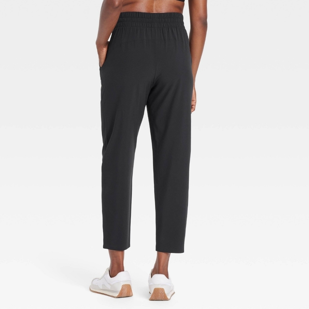 Womens Active Light High-Rise Taper Pants - Black XXL - Picture 7 of 7